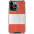 Distressed Austria Flag iPhone 16 Pro Clear Case